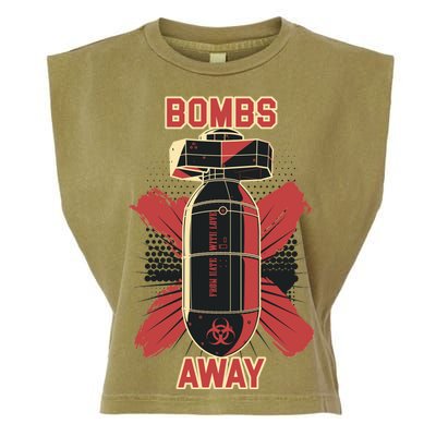 Bombs Away Trash Polka Garment-Dyed Women's Muscle Tee