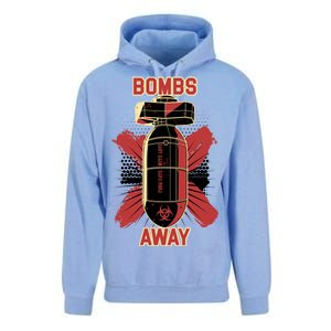 Bombs Away Trash Polka Unisex Surf Hoodie