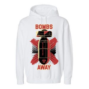 Bombs Away Trash Polka Garment-Dyed Fleece Hoodie