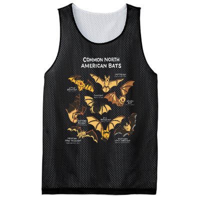 Bats Of North America I Megabat I Bloodsucker I Bat Mesh Reversible Basketball Jersey Tank