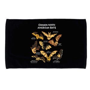 Bats Of North America I Megabat I Bloodsucker I Bat Microfiber Hand Towel