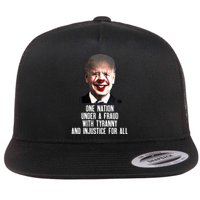 Biden One Nation Under A Fraud Flat Bill Trucker Hat