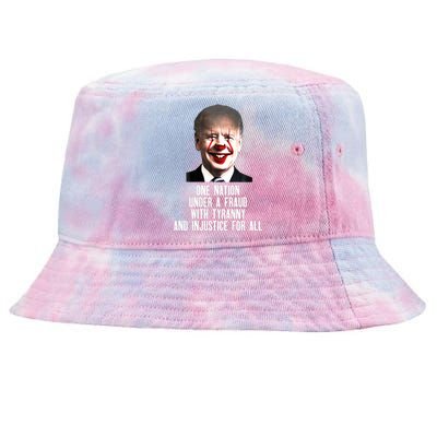 Biden One Nation Under A Fraud Tie-Dyed Bucket Hat