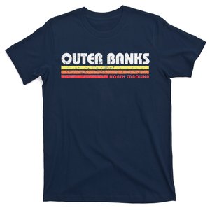 Banks OBX North Carolina NC Retro Souvenir T-Shirt