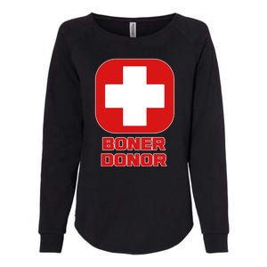 Boner Donor Womens California Wash Sweatshirt