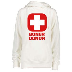 Boner Donor Womens Funnel Neck Pullover Hood