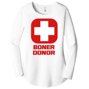 Boner Donor Women's Perfect Tri Tunic Long Sleeve Shirt