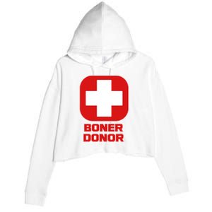 Boner Donor Crop Fleece Hoodie