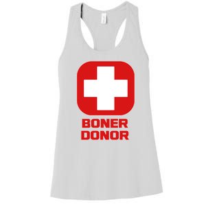 Boner Donor Women's Racerback Tank