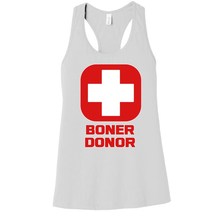 Boner Donor Women's Racerback Tank