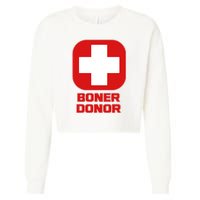 Boner Donor Cropped Pullover Crew