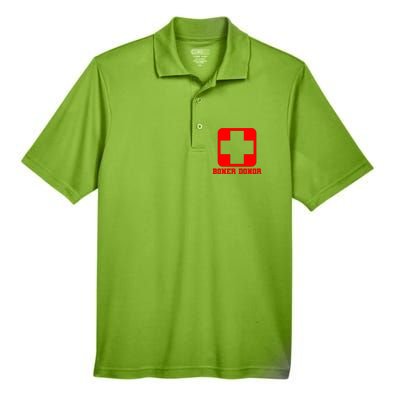 Boner Donor Adult Humor Men's Origin Performance Pique Polo