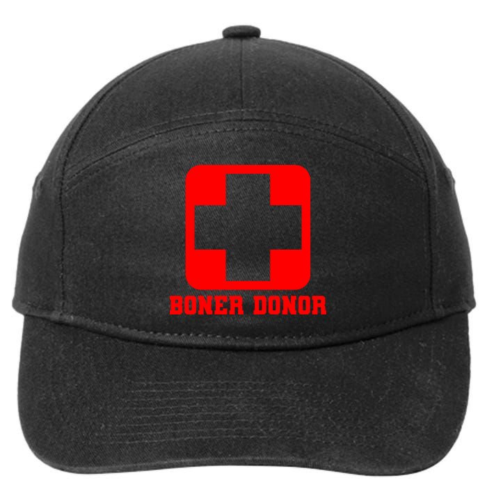 Boner Donor Adult Humor 7-Panel Snapback Hat