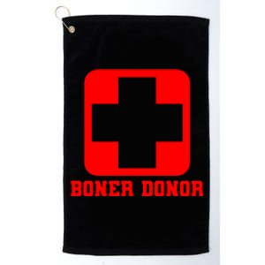 Boner Donor Adult Humor Platinum Collection Golf Towel