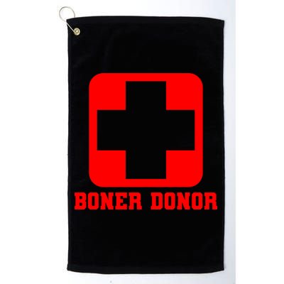 Boner Donor Adult Humor Golf Towel