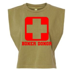 Boner Donor Adult Humor Garment-Dyed Women's Muscle Tee