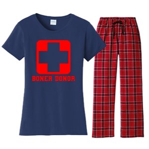 Boner Donor Adult Humor Women's Flannel Pajama Set