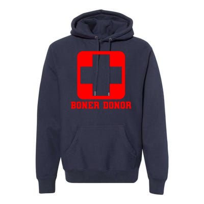 Boner Donor Adult Humor Premium Hoodie