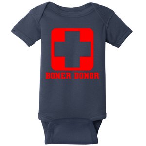 Boner Donor Adult Humor Baby Bodysuit