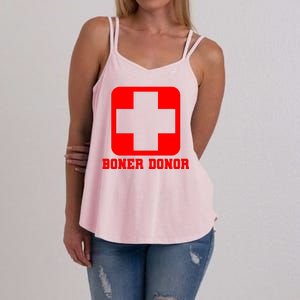 Boner Donor Adult Humor Women's Strappy Tank