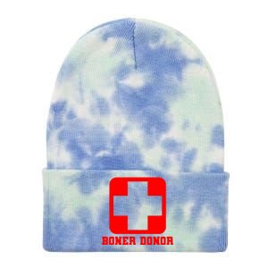 Boner Donor Adult Humor Tie Dye 12in Knit Beanie