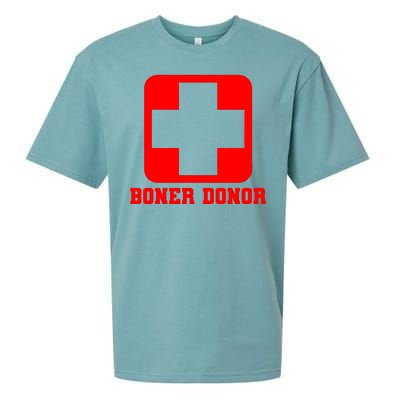 Boner Donor Adult Humor Sueded Cloud Jersey T-Shirt