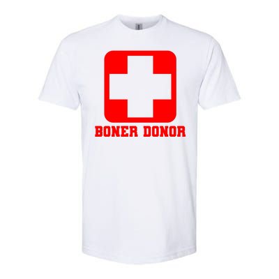 Boner Donor Adult Humor Softstyle CVC T-Shirt