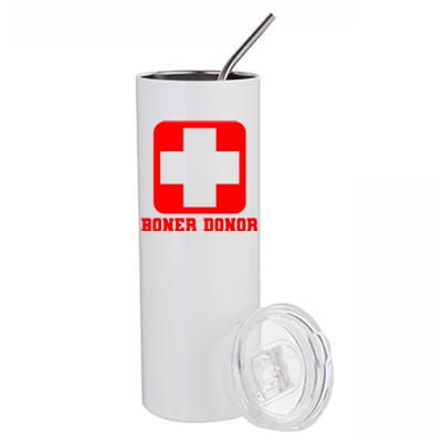 Boner Donor Adult Humor Stainless Steel Tumbler