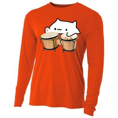 Bongo Cat Cooling Performance Long Sleeve Crew