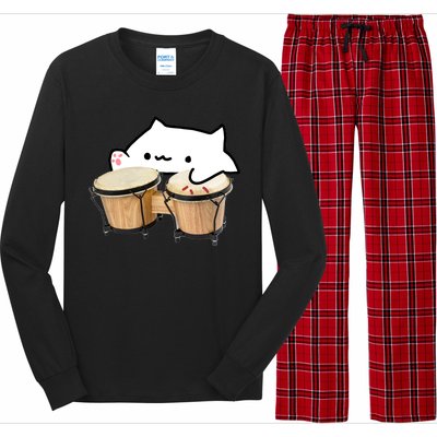 Bongo Cat Long Sleeve Pajama Set