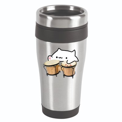 Bongo Cat 16oz Travel Tumbler