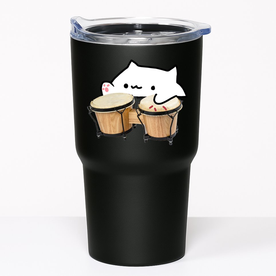 Bongo Cat Tumbler