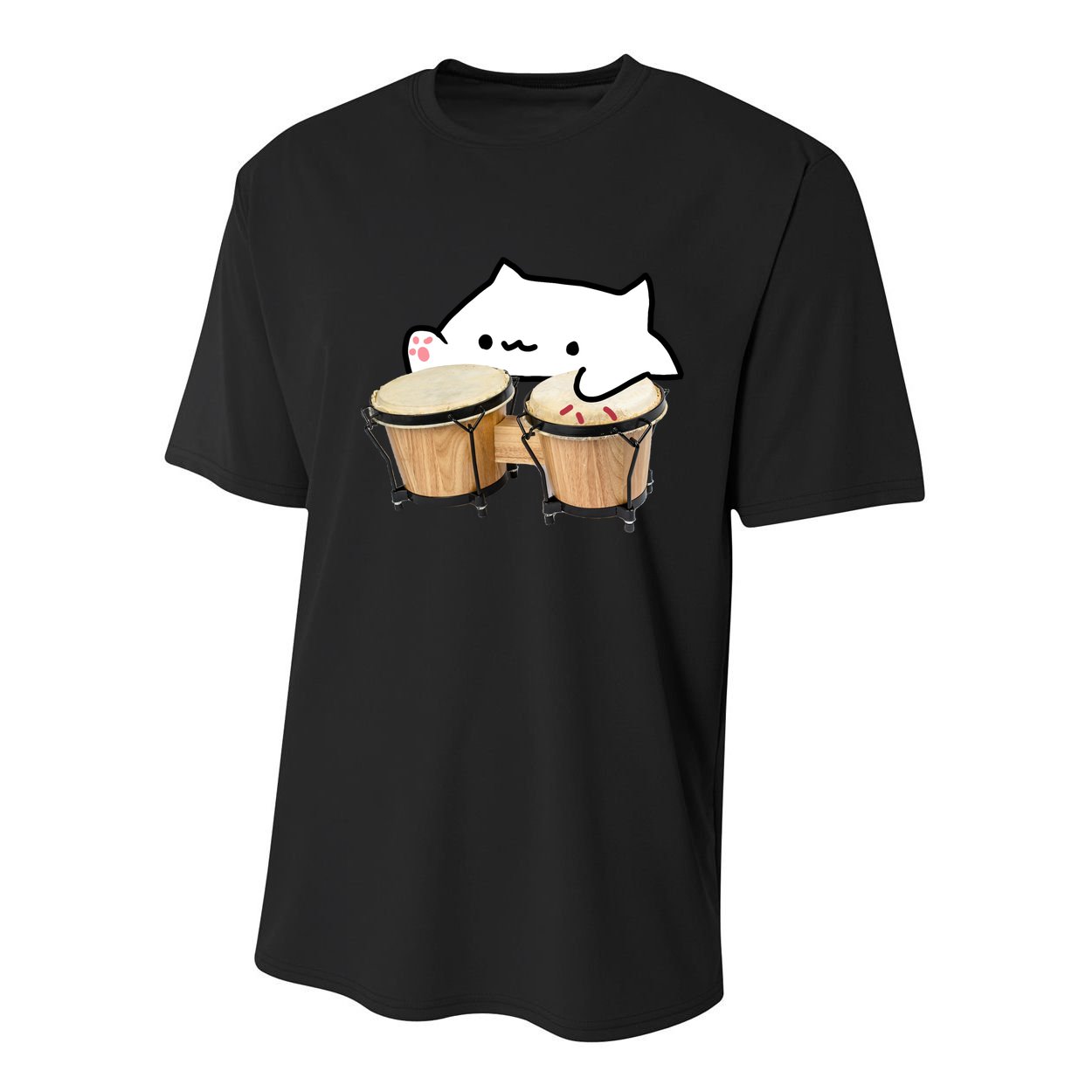Bongo Cat Youth Performance Sprint T-Shirt