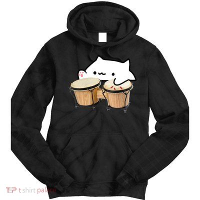 Bongo Cat Tie Dye Hoodie