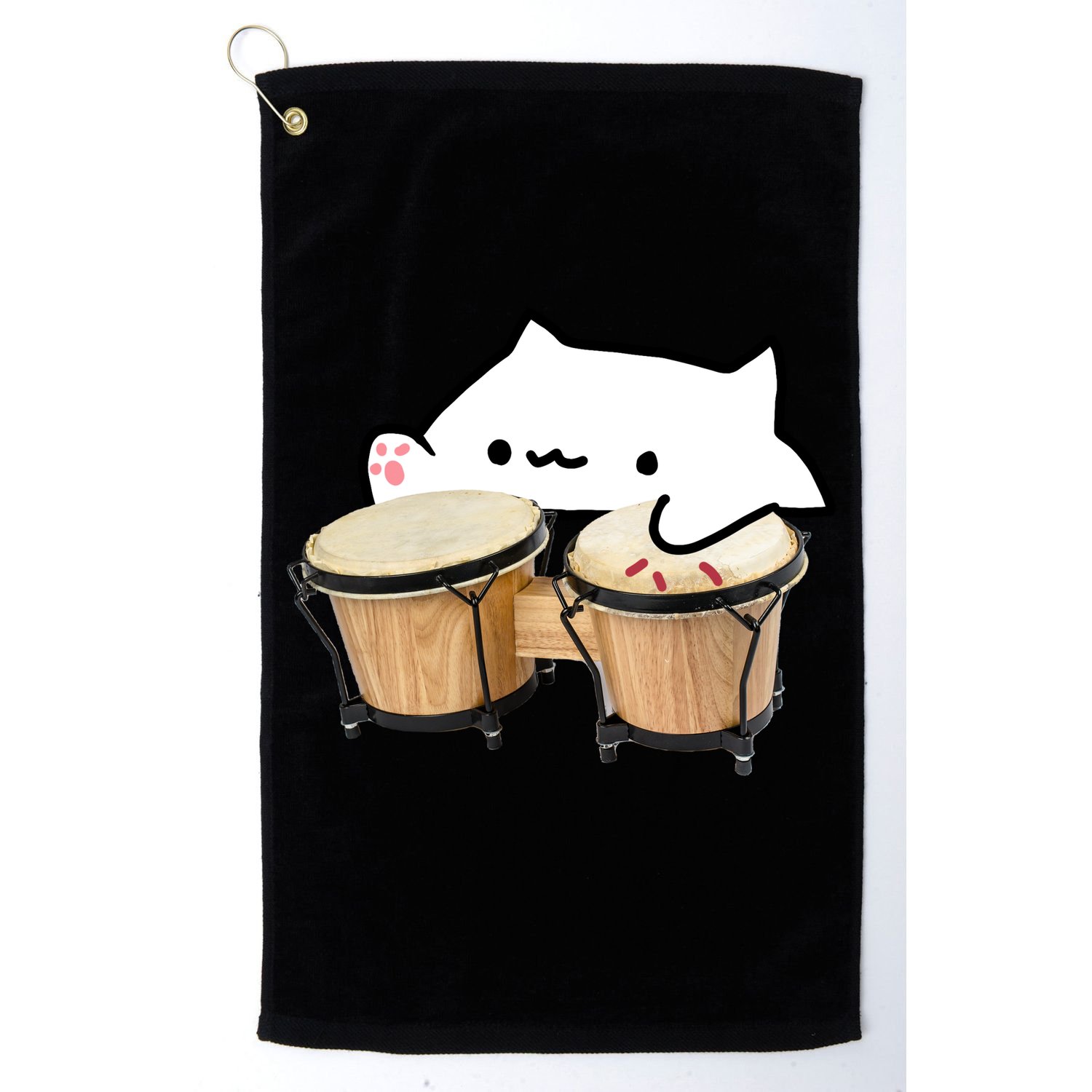 Bongo Cat Golf Towel
