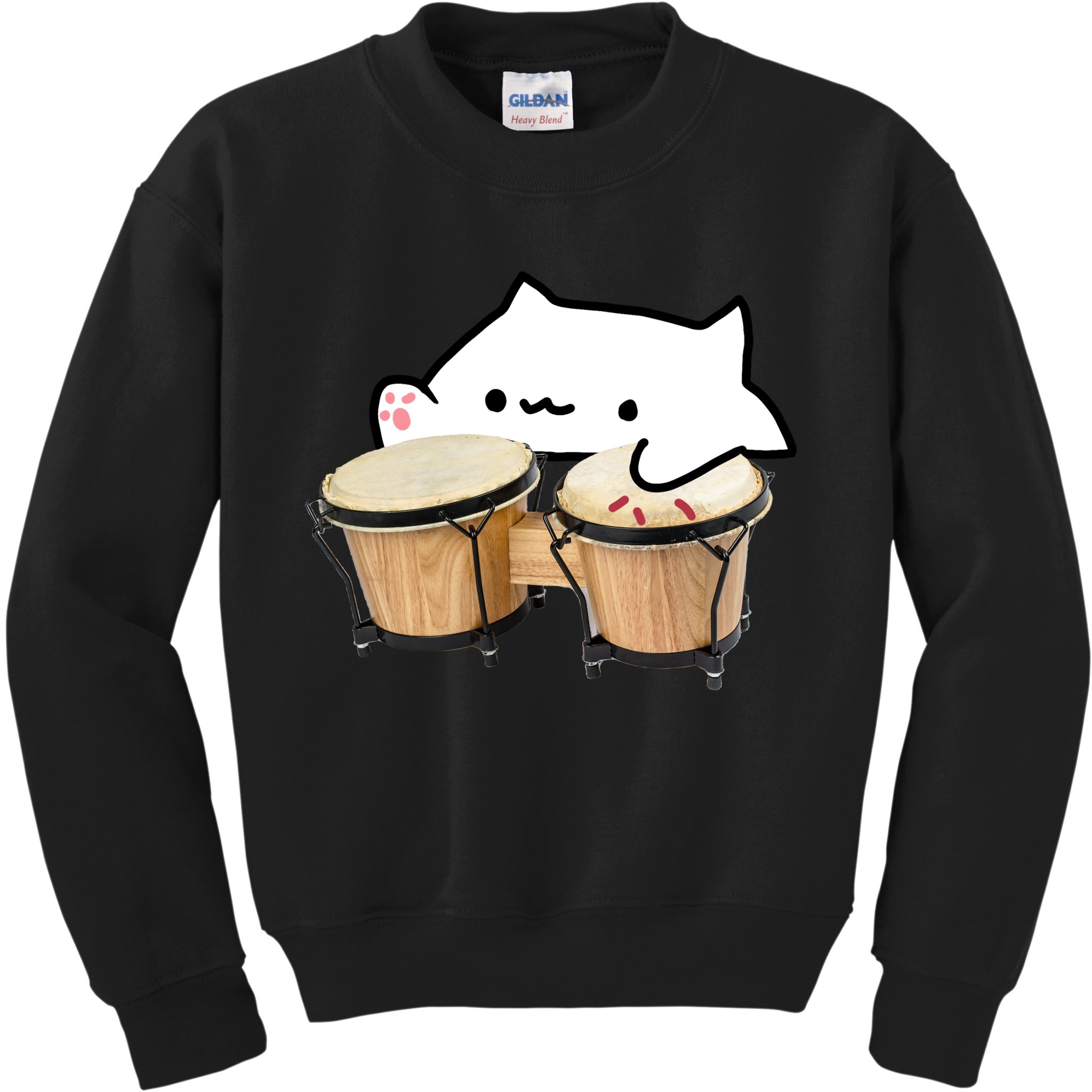 Bongo Cat Kids Sweatshirt