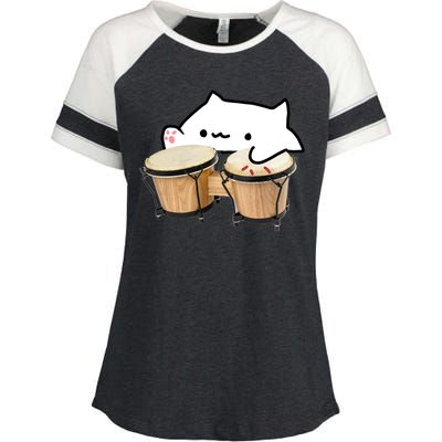 Bongo Cat Enza Ladies Jersey Colorblock Tee