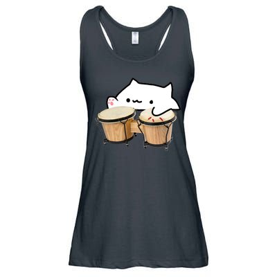 Bongo Cat Ladies Essential Flowy Tank