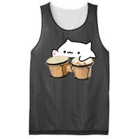 Bongo Cat Mesh Reversible Basketball Jersey Tank