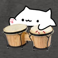 Bongo Cat Vector Backpack