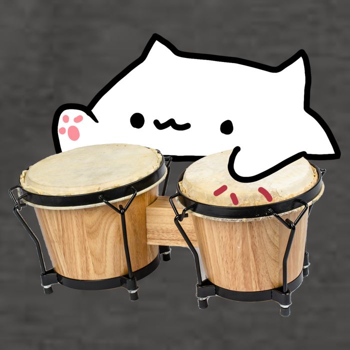 Bongo Cat Vector Backpack
