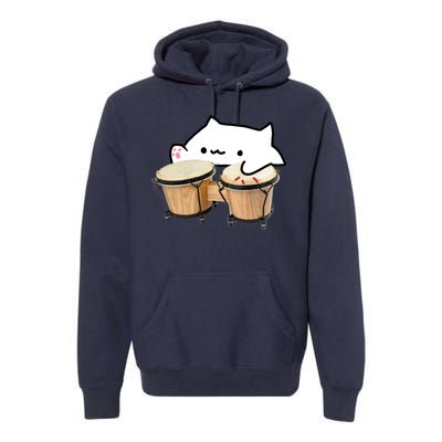 Bongo Cat Premium Hoodie