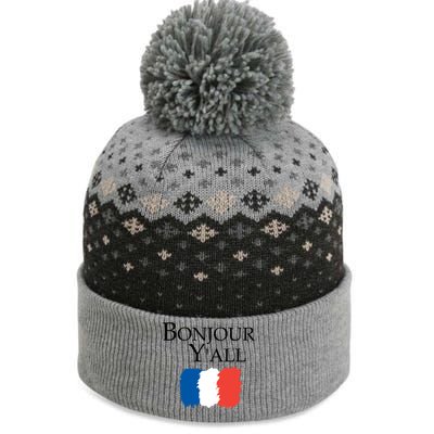 Bonjour Y'all French Parris The Baniff Cuffed Pom Beanie