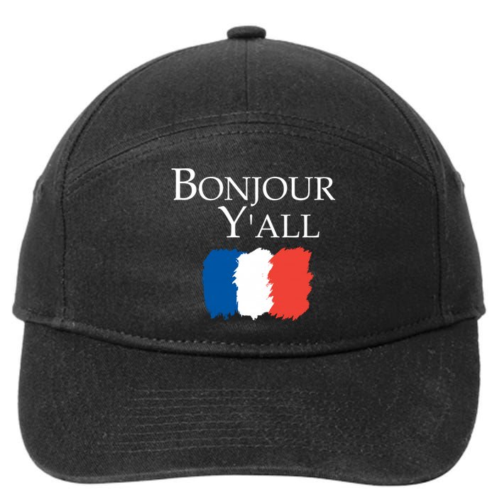 Bonjour Y'all French Parris 7-Panel Snapback Hat