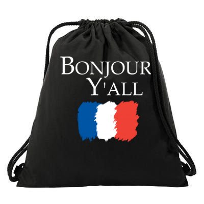 Bonjour Y'all French Parris Drawstring Bag