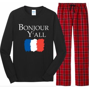 Bonjour Y'all French Parris Long Sleeve Pajama Set