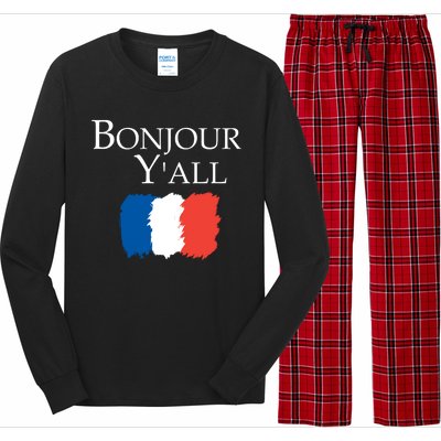 Bonjour Y'all French Parris Long Sleeve Pajama Set