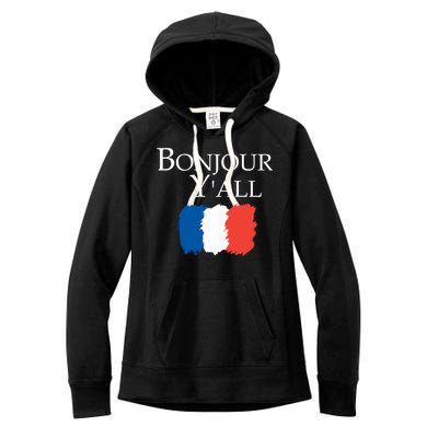 Bonjour Y'all French Parris Women's Fleece Hoodie