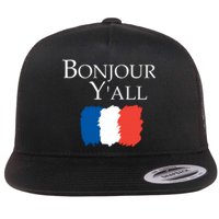 Bonjour Y'all French Parris Flat Bill Trucker Hat