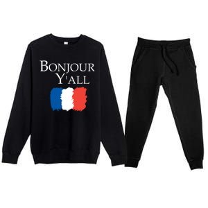 Bonjour Y'all French Parris Premium Crewneck Sweatsuit Set